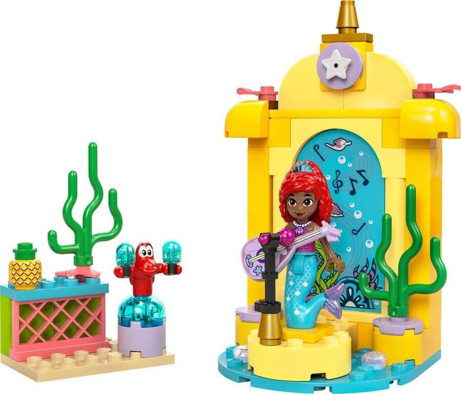 LEGO Ç€ Jouet de construction sur scène musicale de la princesse Disney Arielle pour enfants avec 2 figurines, idée cadeau pour filles et garçons à partir de 4 ans et fans de séries télévisées, jouet pour enfants 43235 Jeux de construction Beuche den LEGO-Store