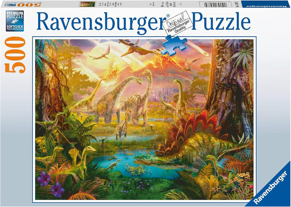 Ravensburger Puzzle 16983 - Dinoland - Puzzle 500 pièces pour adultes et enfants de plus de 10 ans, puzzle dinosaure Puzzle Naty Shop