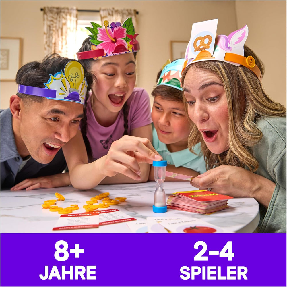 Spin Master Games - Hedbanz, le jeu de devinettes rapide pour toute la famille, nouvelle édition (2025) avec de superbes composants de jeu, pour 2 à 6 joueurs, à partir de 6 ans