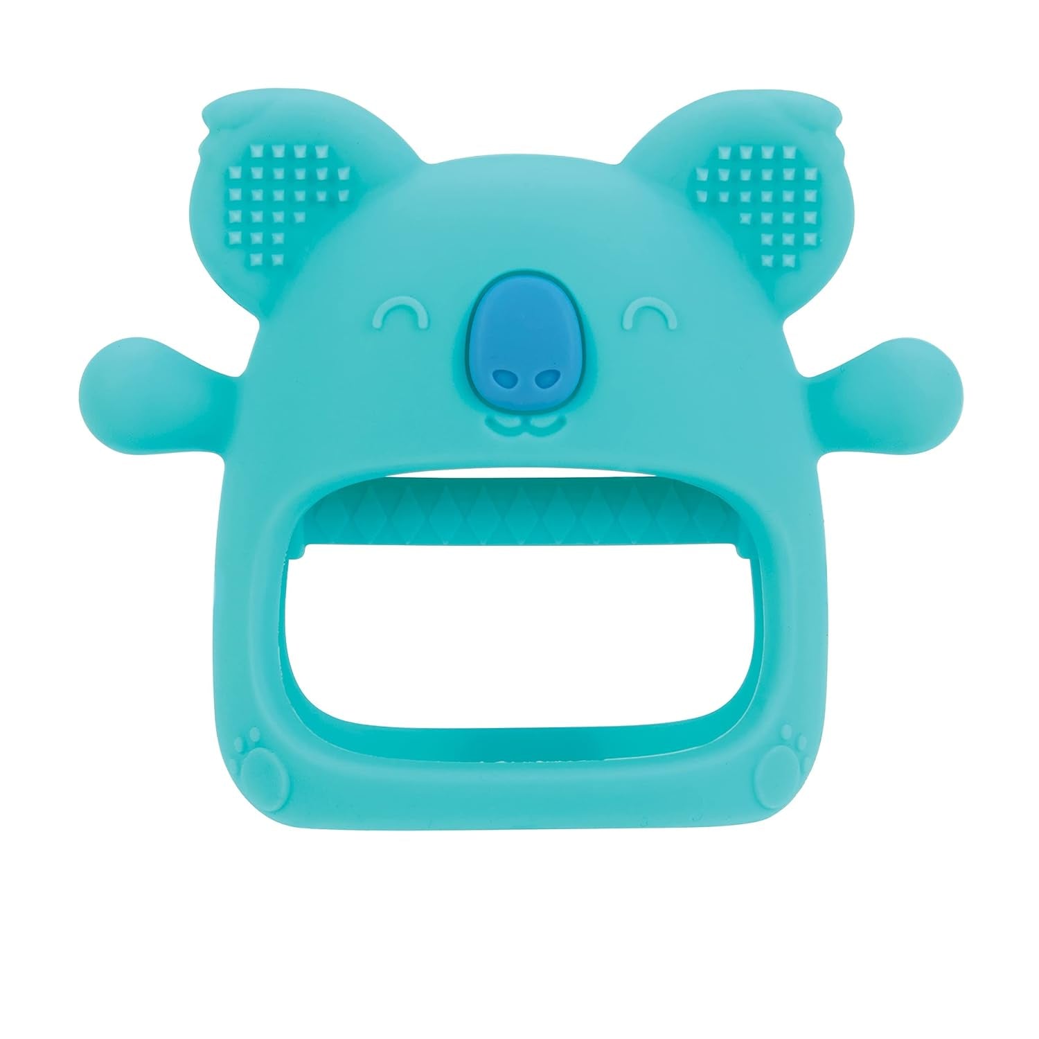 Nuby - Gant dentaire en silicone, sans BPA, Koala bleu, 3 mois et plus