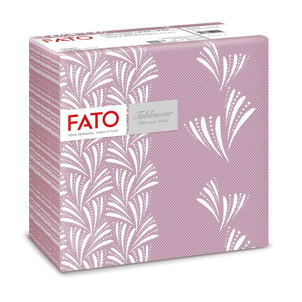 Fato - Șervețele din hârtie uscată, airlaid, efect textil, pachet cu 50 de șervețele, format 40X40 pliate în 4, Tropicana Decor