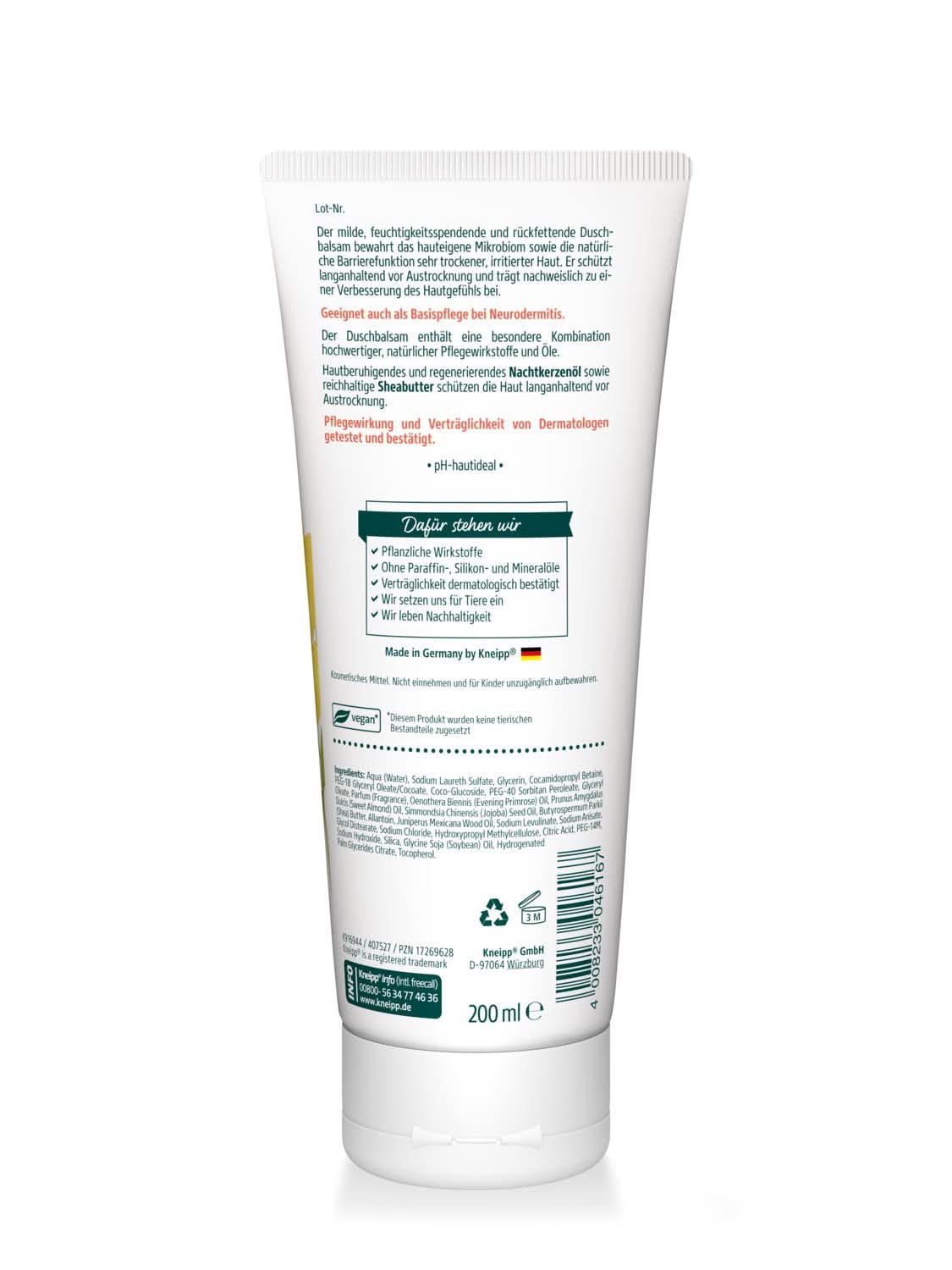 Kneipp, Après-shampoing douche, 200 ml Douche et bain Naty Shop