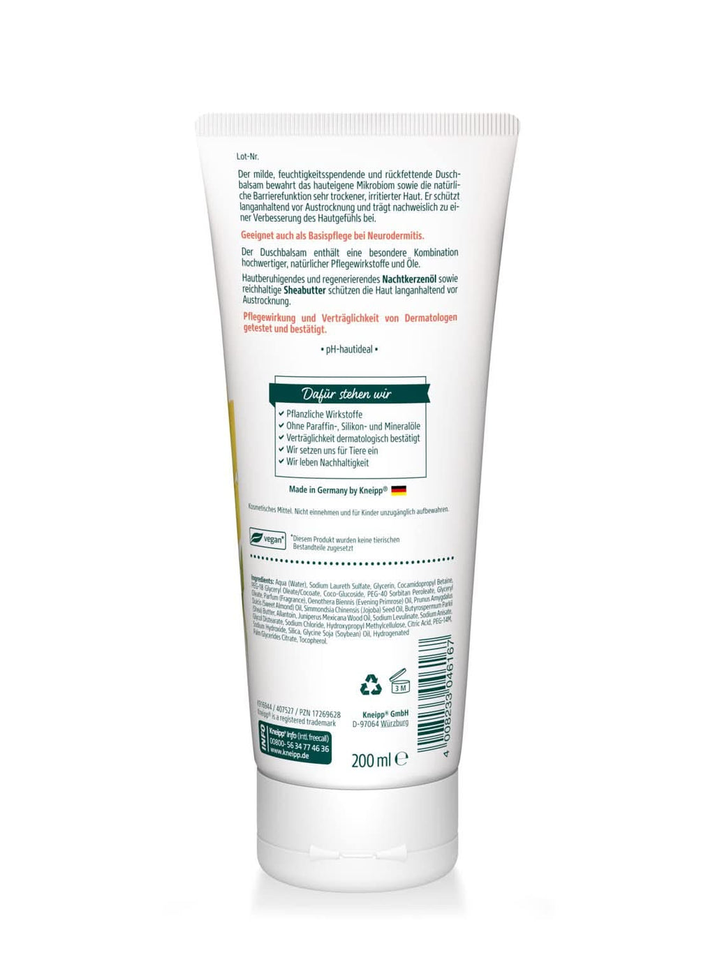 Kneipp, Balsam de duș, 200 ml Duș și baie Naty Shop