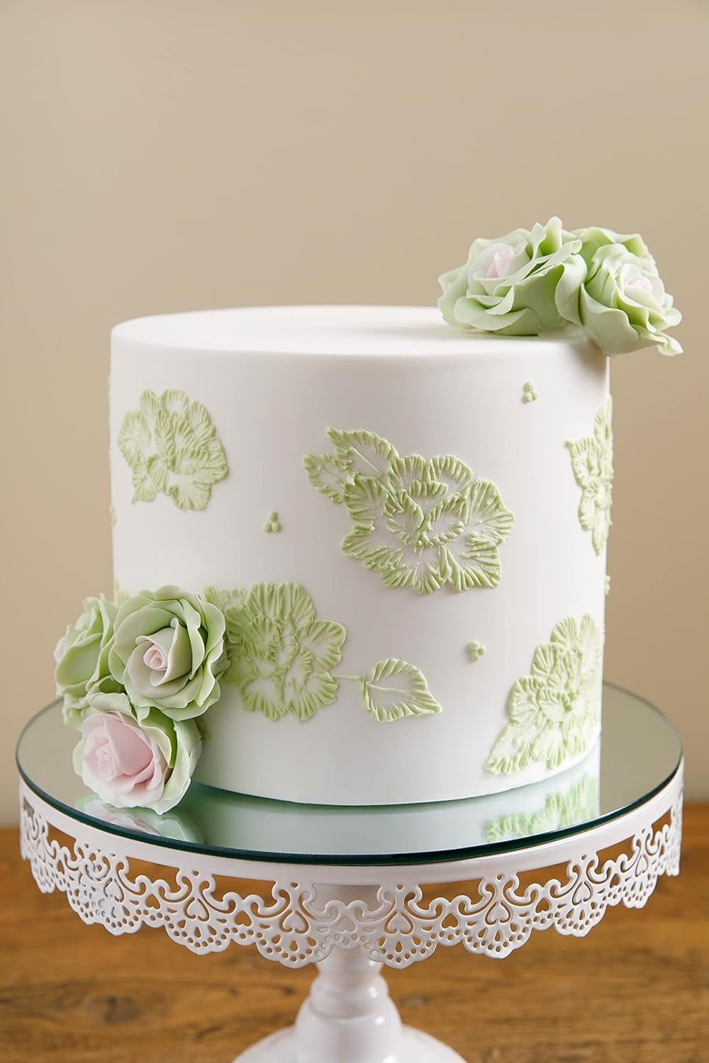 Extra Fondant Rose 1kg - Fondant extra élastique au goût de vanille, parfait pour recouvrir les gâteaux - Rose - 1 kg Pâte à Sucre Naty Shop