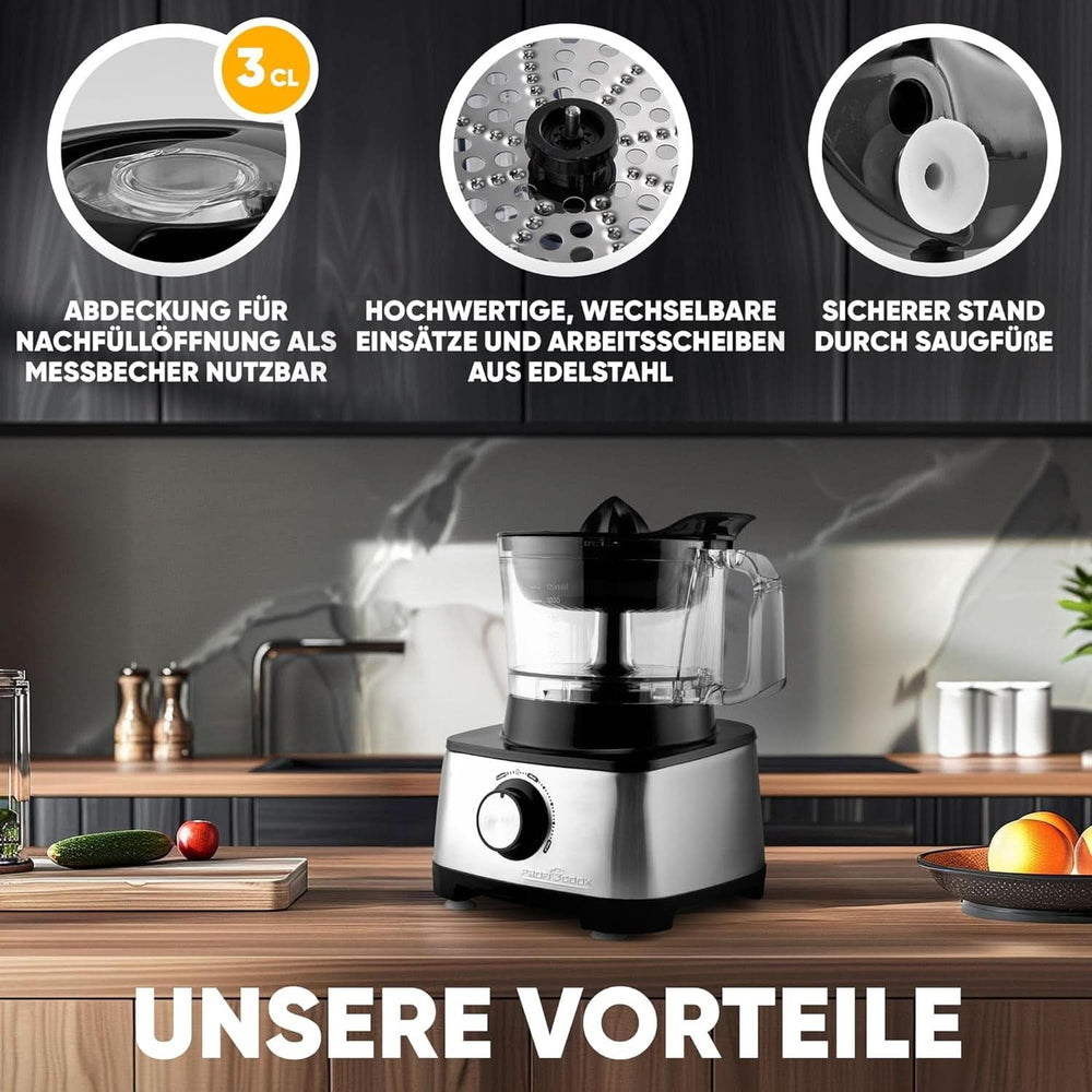 Robot de cuisine Proficook® 3en1 | Mixeur, robot culinaire et presse-agrumes, 1200 W Mère et Enfant Naty Shop