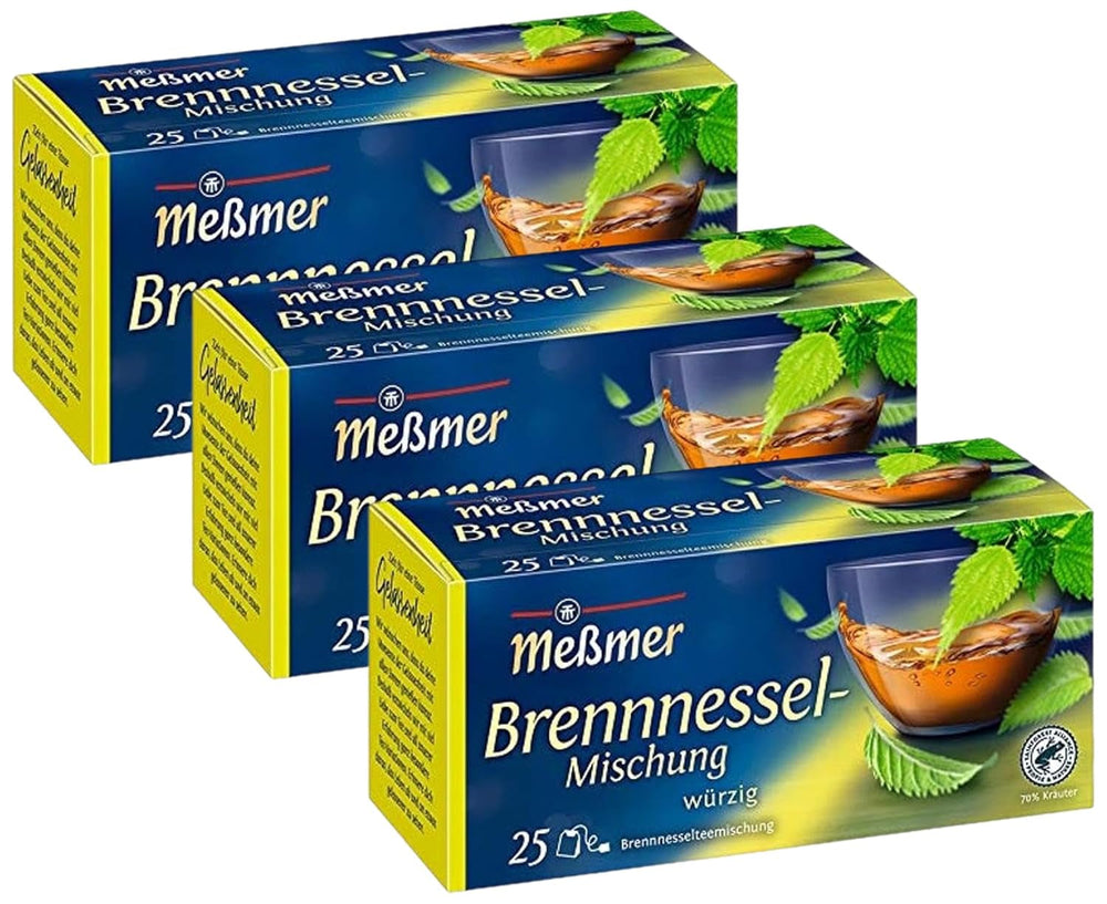 Mélange d'orties Meßmer | 25 | Sachets de thé | Végétalien | Sans gluten | Sans lactose