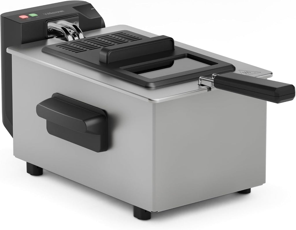 Friteuză Tristar, Capacitate 3L, 2000 W, Tehnologie Cool Zone, Oțel inoxidabil Electrocasnice Naty Shop Pro - Cu fereastră de vizualizare și filtru Nou