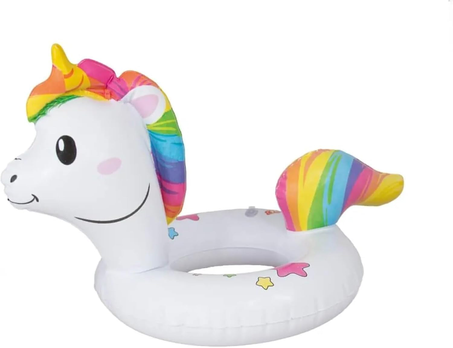 Heless 6601 - Bouée Henri Licorne pour poupées, taille 28-35 cm, pour s'amuser dans la piscine, le lac et la baignoire