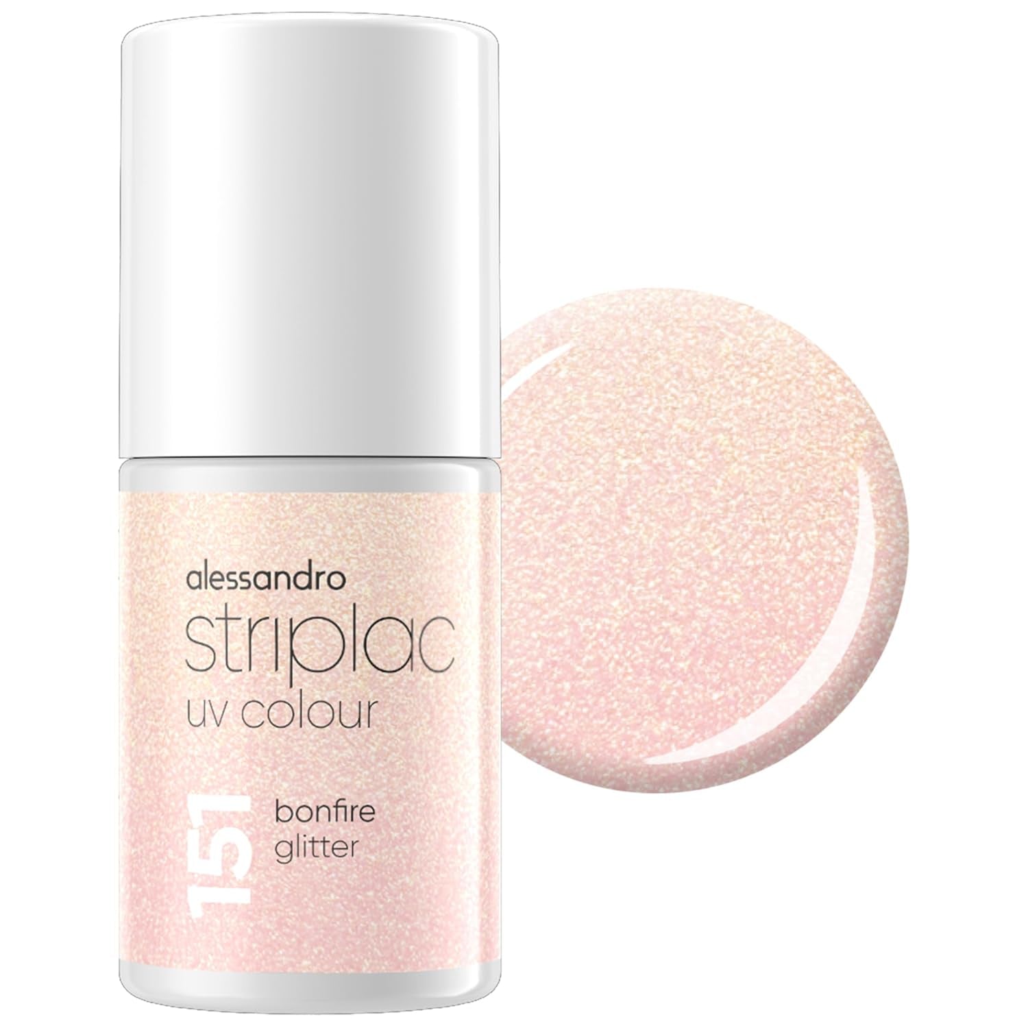 alessandro Striplac UV-Nagellack Lilly Billy – Doux et facile à utiliser – Application facile grâce à la technologie Peel-Off – Vegan et sans alcool – 8 ml