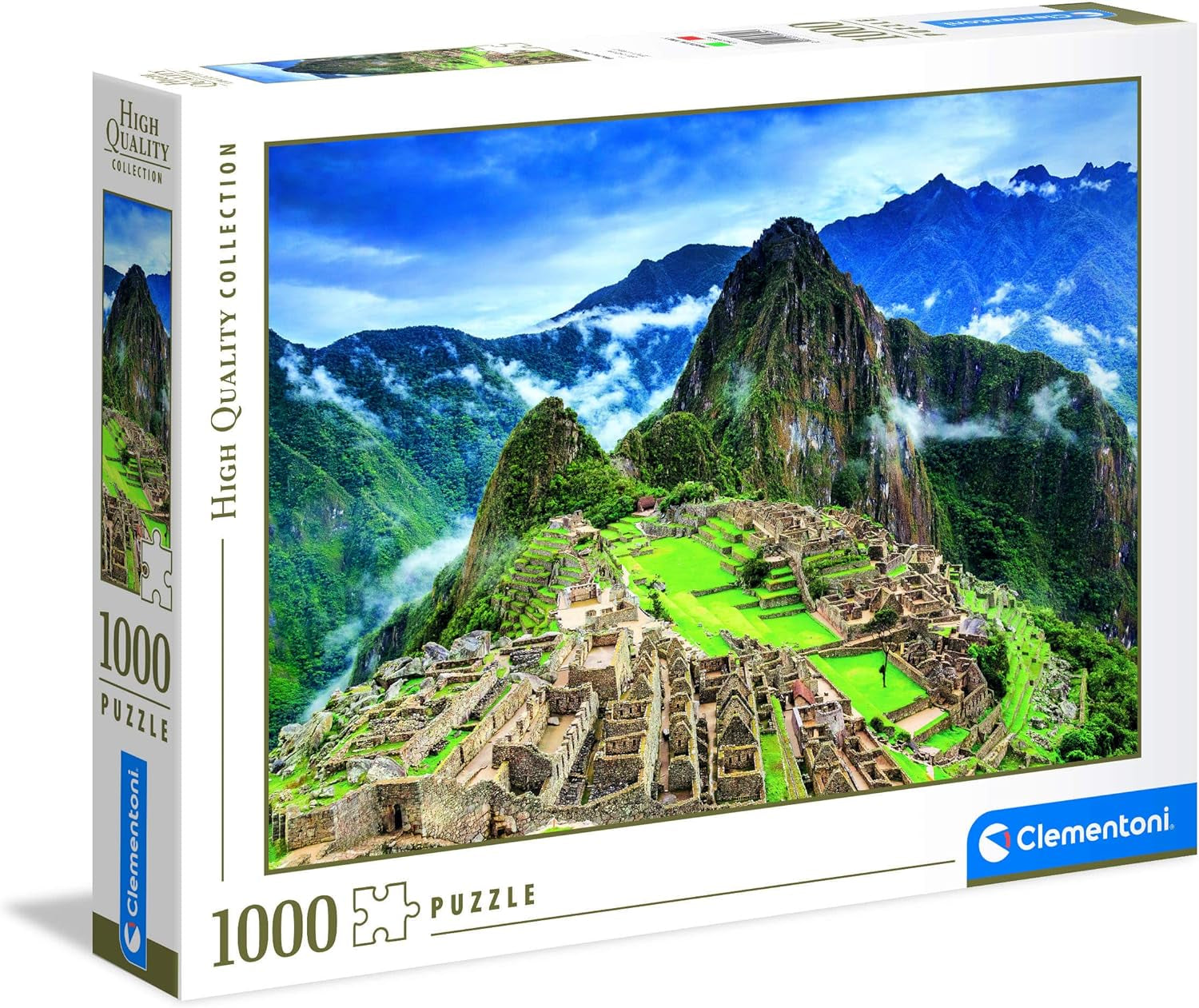 Clementoni 39604 Machu Picchu - Puzzle 1000 pièces à partir de 9 ans, Puzzle coloré pour adultes aux couleurs vives, Jeu d'adresse pour toute la famille, Jolie idée cadeau Puzzle Naty Shop