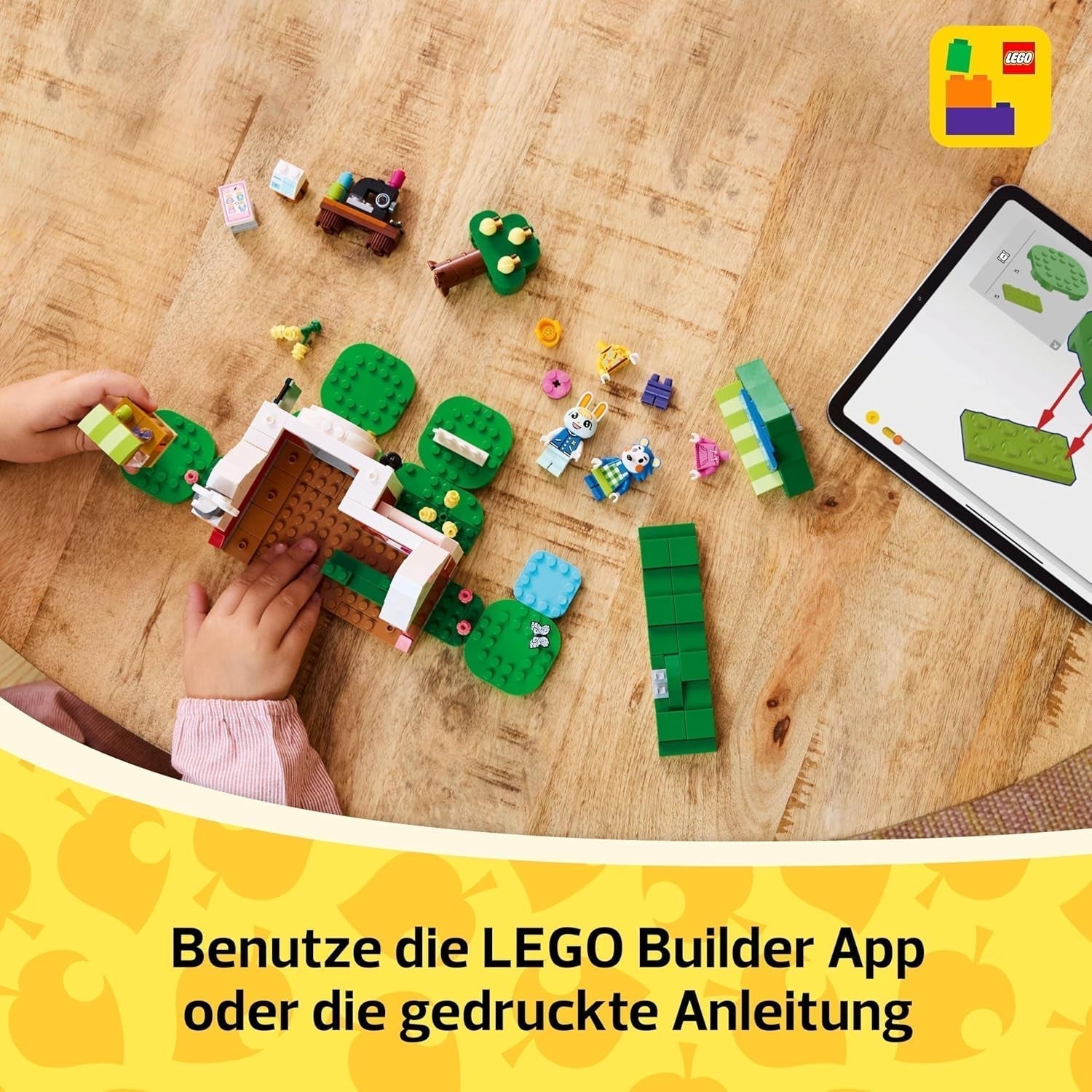 LEGO Animal Crossing Tailoring Sisters Ensemble de construction de jeu de rôle créatif, cadeau pour les filles, les garçons et les fans de jeux vidéo à partir de 6 ans, Ensemble de jeu d'aventure 77055 Ensembles de construction Besuche den LEGO-Store