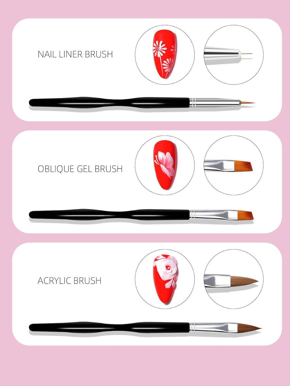 Ensemble de pinces à ongles pour Nail Art, 10 pièces de pinces à ongles, pinces à ongles professionnelles, pinces à revêtement fin pour ongles, noir