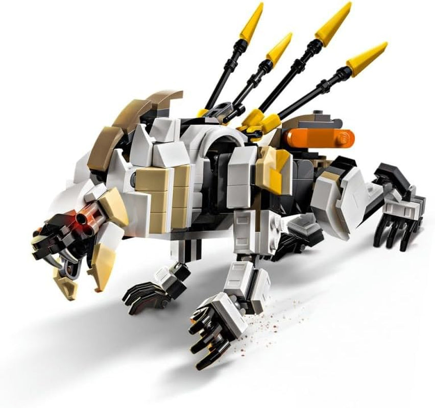 LEGO Horizon Adventures Aloy und Varl vs. Panzerwanderer und Sägezahn, Spielzeug mit Monstermaschinen und Minifiguren, Spielset zum Sammeln für Fans vom Videospiel, Jungen & Mädchen ab 9 Jahren 77037