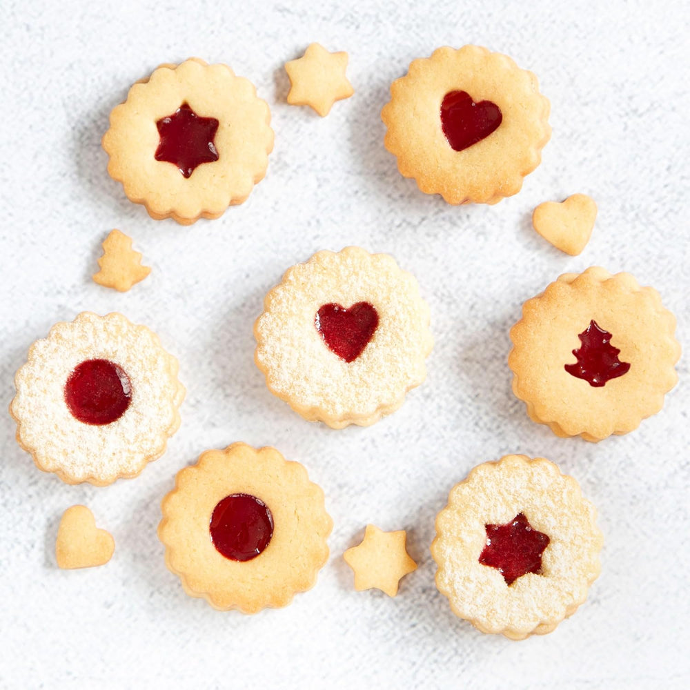 Staedter Linzer moule à biscuits rond, ø 4 cm/H 1,5 cm, ondulé, argent