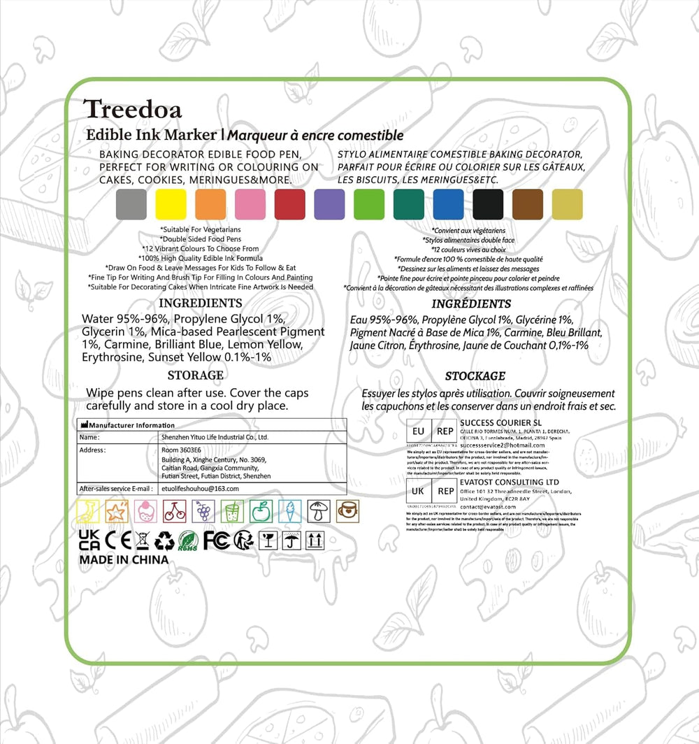 Stylos colorants alimentaires pour la pâtisserie, stylos colorants alimentaires pour œufs de Pâques, stylos colorants fondants, 12 marqueurs à pointe fine, aliments, écrivain pour biscuits, gâteaux, fondants, desserts, stylo d'écriture comestible