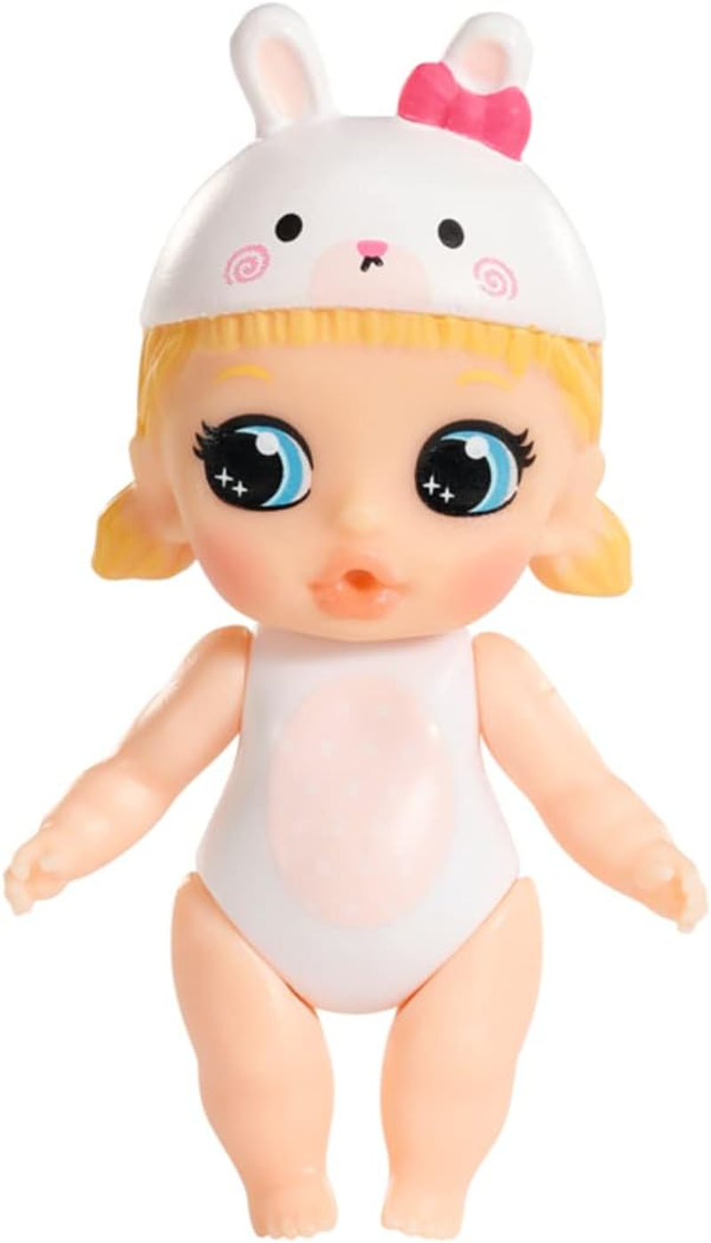 BABY born 904763 Baby Surprise Bus - mini bus jouet pour poupée rose avec 2 poupées exclusives, poussette triple, balançoire, carrousel, toboggan et balançoire triple.