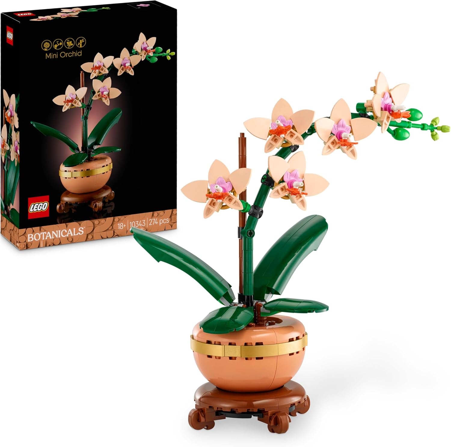 LEGO Botanicals Chrysanthemum - Artificial Flower Building Set - Creative Model Kit for Adults to Build - Faux Plant Gift for Women and Men - DIY Home Office Decor - 10368