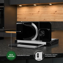 Ritter Icaro 5 Trancheuse électrique pliante multifonction et trancheuse à pain en métal avec moteur écologique, fabriquée en Allemagne Déchiqueteuses et trancheuses Naty Shop