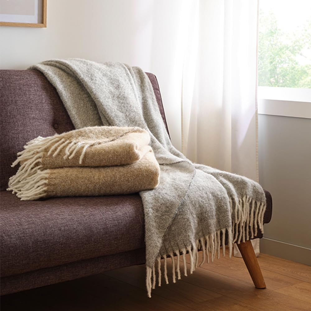 Plaid Toison D'Or Lima, 130 Cm X 180 Cm, taille perle Couettes et quilts Naty Shop Titre par défaut