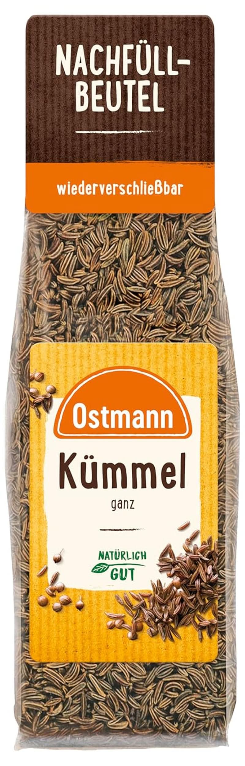 Ostmann - Cumin entier, pour aromatiser pain et pâtisseries, 40 grammes Condimente Naty Shop