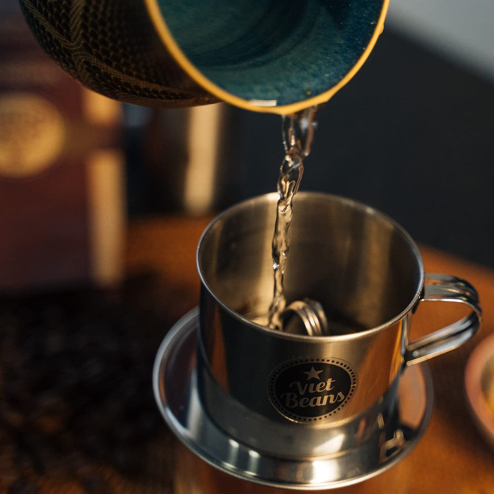 VietBeans 100% Robusta – Ganze Bohne - Kaffeespezialität aus Vietnam - Kräftig und würzig – 250g