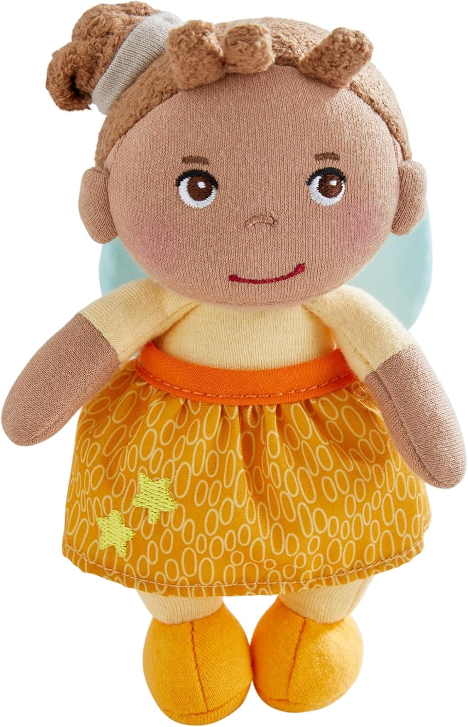 HABA Ange Gardien Holly - Poupée en tissu doux (15 cm), cadeau de bienvenue parfait pour les bébés et les jeunes enfants - Lavable à 30 °C - 2011871001