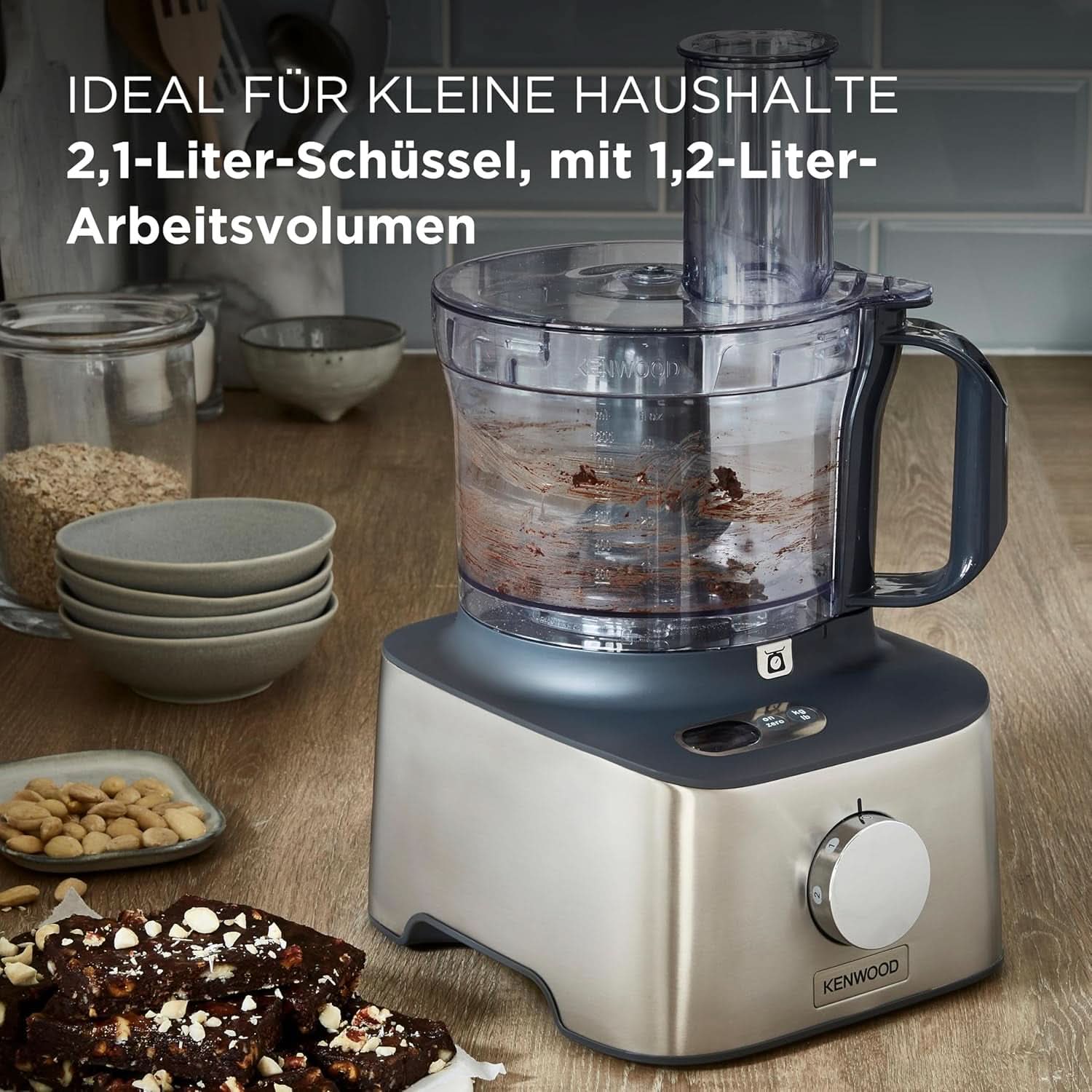 Robot culinaire compact Kenwood Multipro Compact+ FDM315SS, lame inox Mère et Enfant Naty Shop