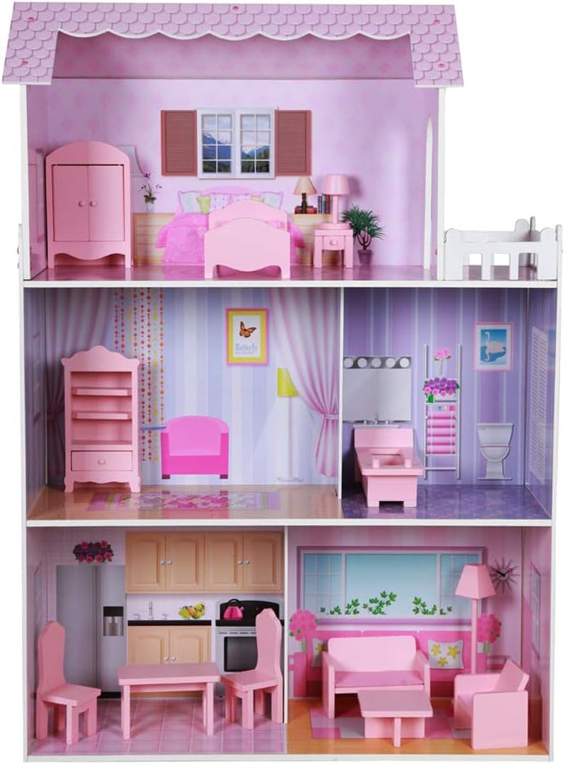 WOOMAX Colorbaby 85293 Maison de poupée en bois Maisons de poupée Naty Shop Titre par défaut