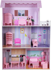 Căsuță de păpuși din lemn ColorBaby 85293