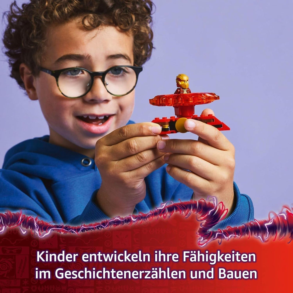 LEGO NINJAGO Kai's Dragon Spinjitzu Spinner - Jouet Action Ninja avec 2 figurines - Petit ensemble de jeu pour enfants - Idée cadeau pour garçons et filles à partir de 6 ans 71823 Ensembles de construction Besuche den LEGO-Store