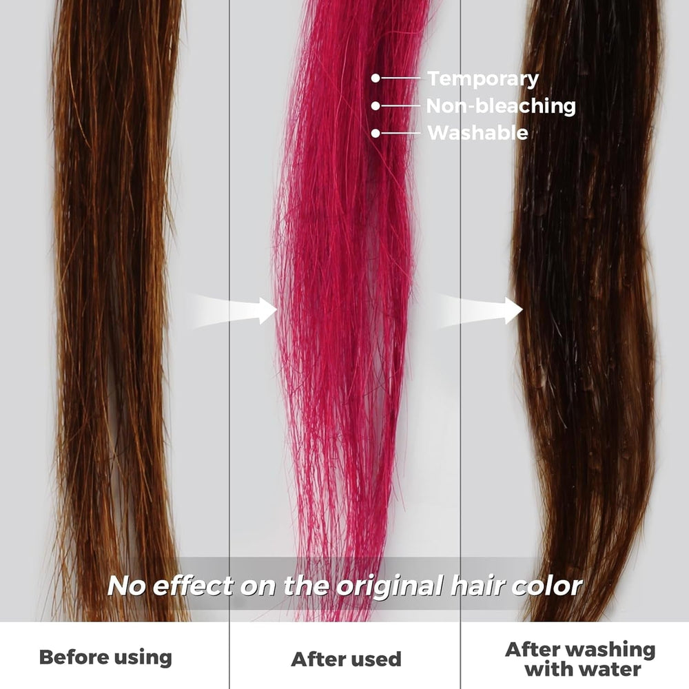 Coloration temporaire des cheveux 4,23 onces de cire de couleur pour hommes femmes lavable couleur naturelle pommade teinture capillaire instantanée pour fête cosplay Halloween (rouge) Naty Shop Hair Dye