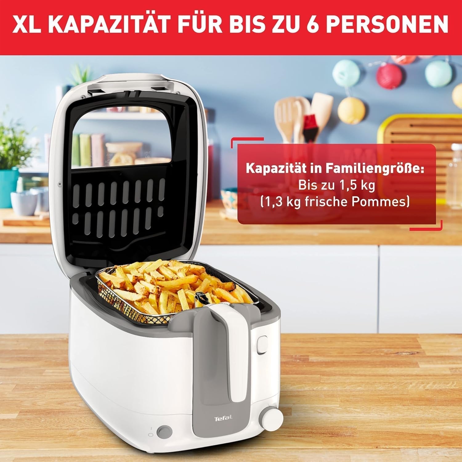 Friteuse Tefal Super Uno Access, capacité 2,2 L, pièces lavables au lave-vaisselle, filtre à odeurs Electroménager Naty Shop