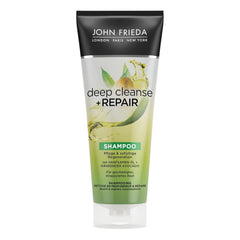 John Frieda, shampooing réparateur cheveux abîmés Detox+Repair, 250 ml Douche et bain Naty Shop