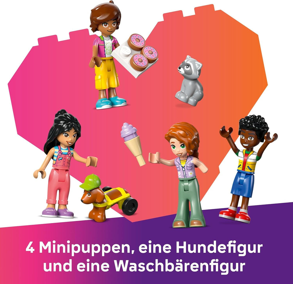 LEGO Friends Baumhaus - Spielset zum Bauen mit 2 Tierfiguren, 4 Minifiguren, einem Garten und Spielzeug Lebensmittel Zubehör - Beliebtes Geschenk für Mädchen und Jungen ab 8 Jahren - 42652