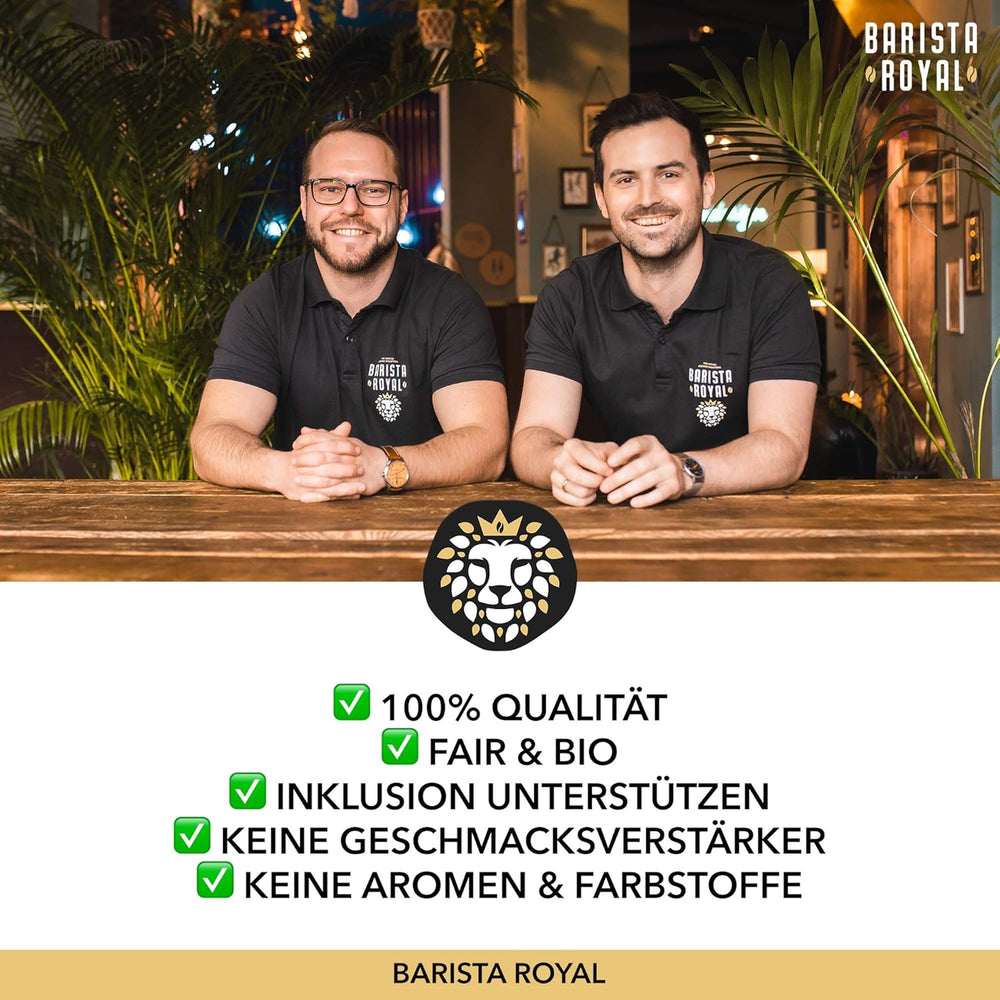 BARISTA ROYAL Bio Espressobohnen 1kg "Gran Señor" | Kaffeebohnen frais directement du Honduras | 100% Arabica Espresso Ganze Bohnen | Idéal pour les machines entièrement automatiques et Siebträger