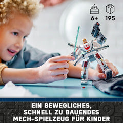 LEGO Star Wars Le X-Wing Mech de Luke Skywalker, briques à collectionner, action-aventure, idée cadeau pour garçons et filles créatifs à partir de 6 ans 75390 Jeux de construction Besuche den LEGO-Store