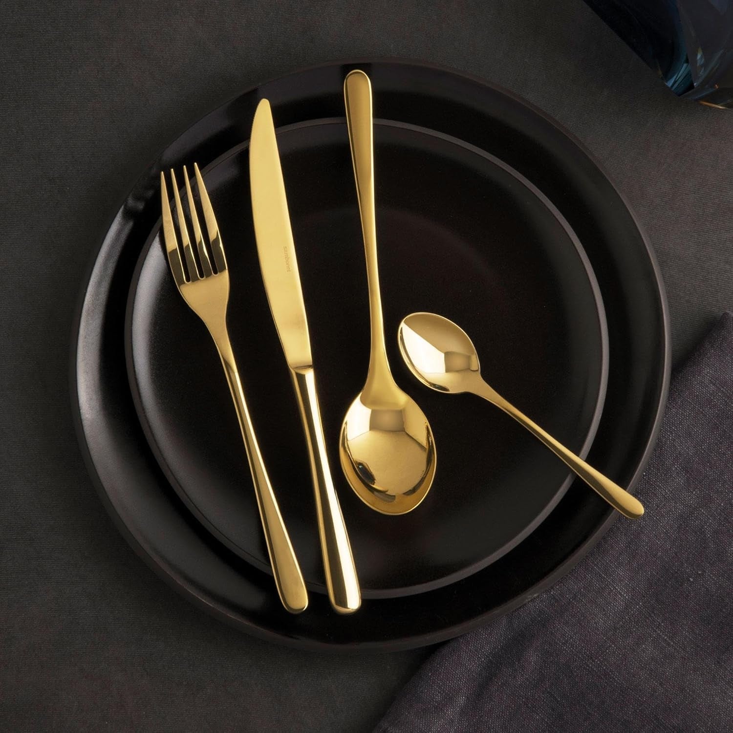 Sambonet 52553G81 - Taste Golden set de tacâmuri 24 piese Bucatarie Naty Shop