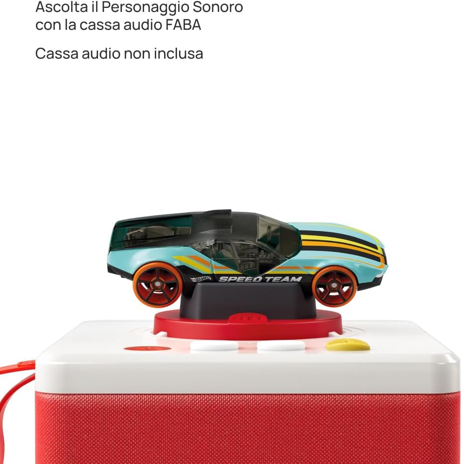 Figurine sonore d'attaque de dinosaure Hot Wheels - histoires et histoires sonores pour garçons et filles de 3 à 5 ans, jouet avec contenu éducatif, version italienne Jucarii Bebe Naty Shop