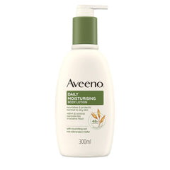 Lotion corporelle hydratante quotidienne Aveeno, 300 ml Cosmétiques et beauté Naty Shop Pour peaux sensibles très sèches