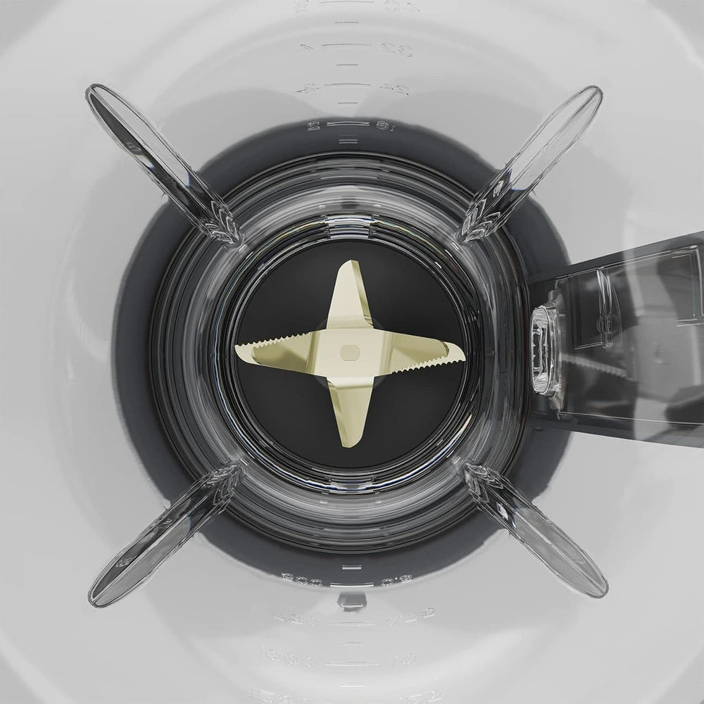 Grundig Delisia Novus SM 7140 Batteur sur socle professionnel, 1,5 litre, 800 watts, 6-Fach Edelstahlmesser Mit Zirkonium-Beschichtung, 5 Geschwindigkeitsstufen + Pulse-Funktion, Dark Inox/Edelstahl Kitchen Naty Shop