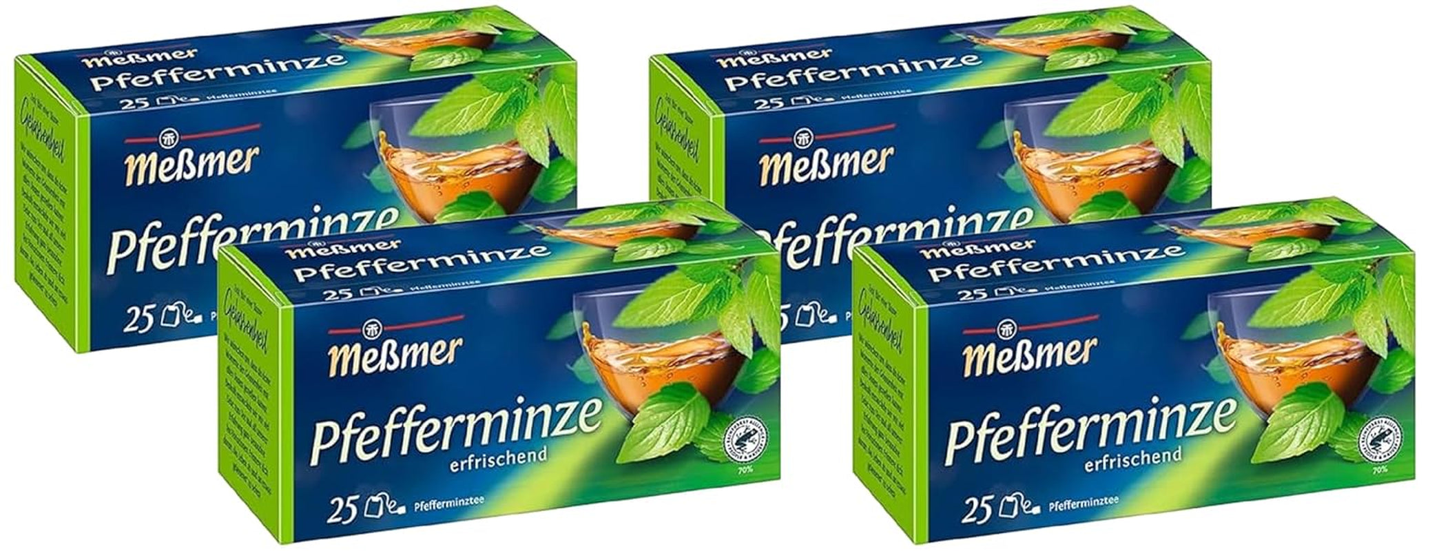 Mélange d'orties Meßmer | 25 | Sachets de thé | Végétalien | Sans gluten | Sans lactose