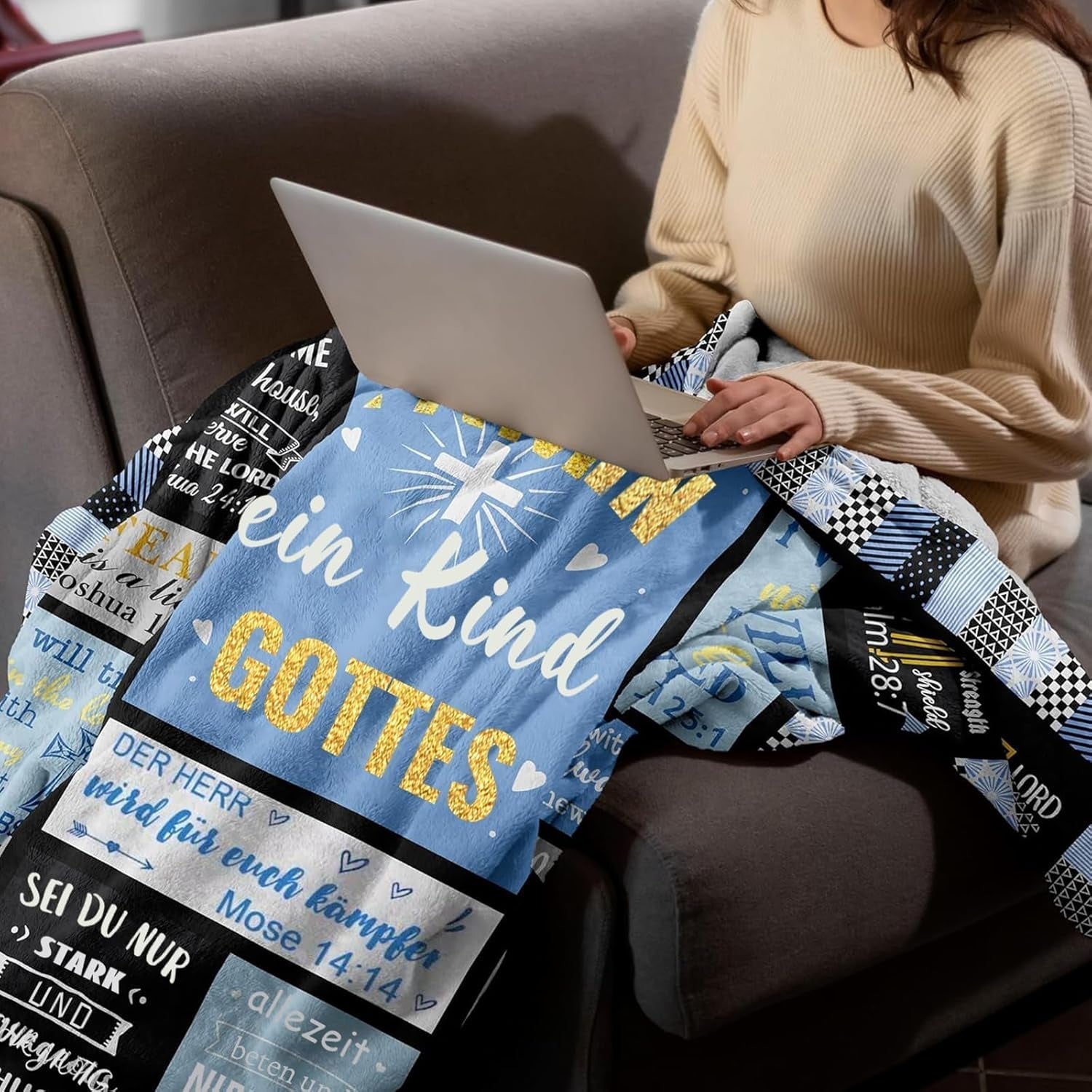 ZQYMM Cadeaux chrétiens pour femmes et hommes, cadeaux de baptême/confirmation pour filles/garçons, cadeaux inspirants/religieux, cadeaux spirituels catholiques, cadeaux d'anniversaire chrétien ZQYMM Lits et couvertures