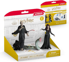 Schleich 42684 Lord Voldemort, Nagini & Bellatrix Lestrange, Dès 6 ans, HARRY POTTER - figurine de jeu, 21 X 16 X 18 cm Figurines Naty Shop