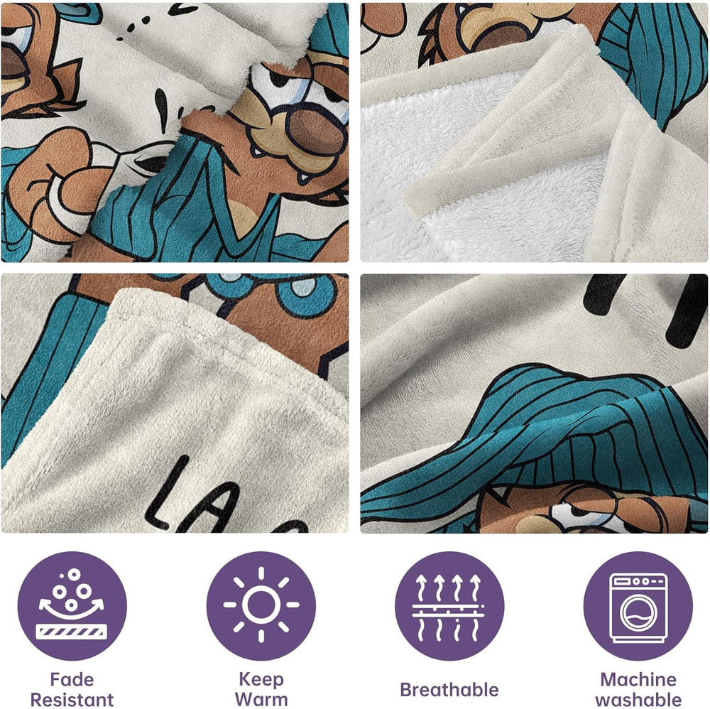 Couverture en flanelle Juratar pour papa - cadeau pour anniversaire, fête des pères et Noël - 152 X 130 cm Lits et couvertures Besuche den Juratar-Store