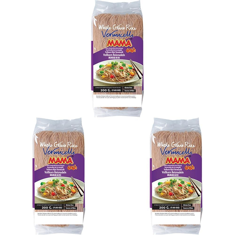 MAMA - Nouilles de riz brun, (1 x 200g)