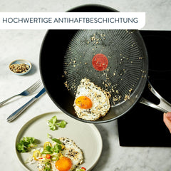 Tefal Jamie Oliver Cook'S Classics, revêtement antiadhésif, compatible induction, passe au four, acier inoxydable, poignée rivetée Casseroles et poêles Naty Shop