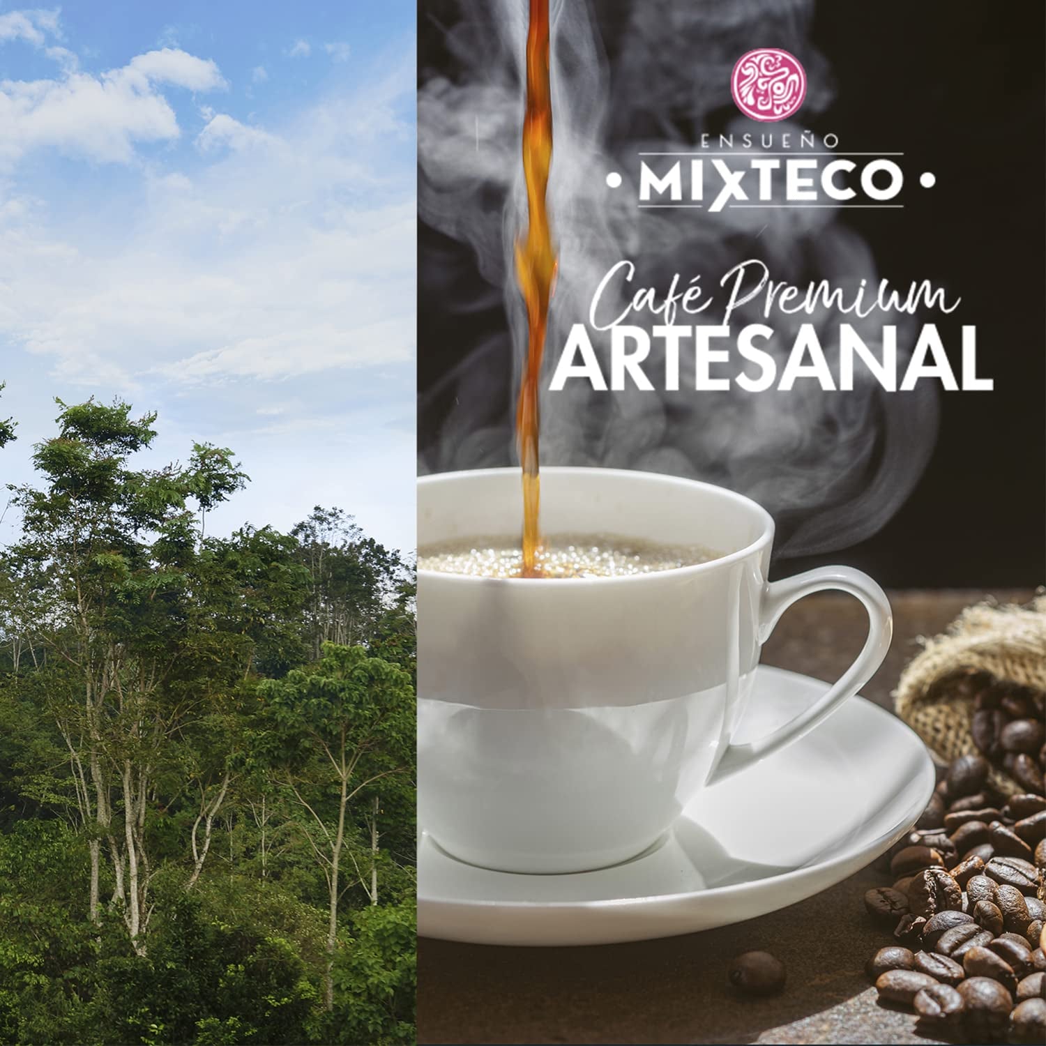 Grains de café Arabica torréfiés | 500 g aux notes de cacao et d'amandes | D'un torréfacteur traditionnel | Goût délicat