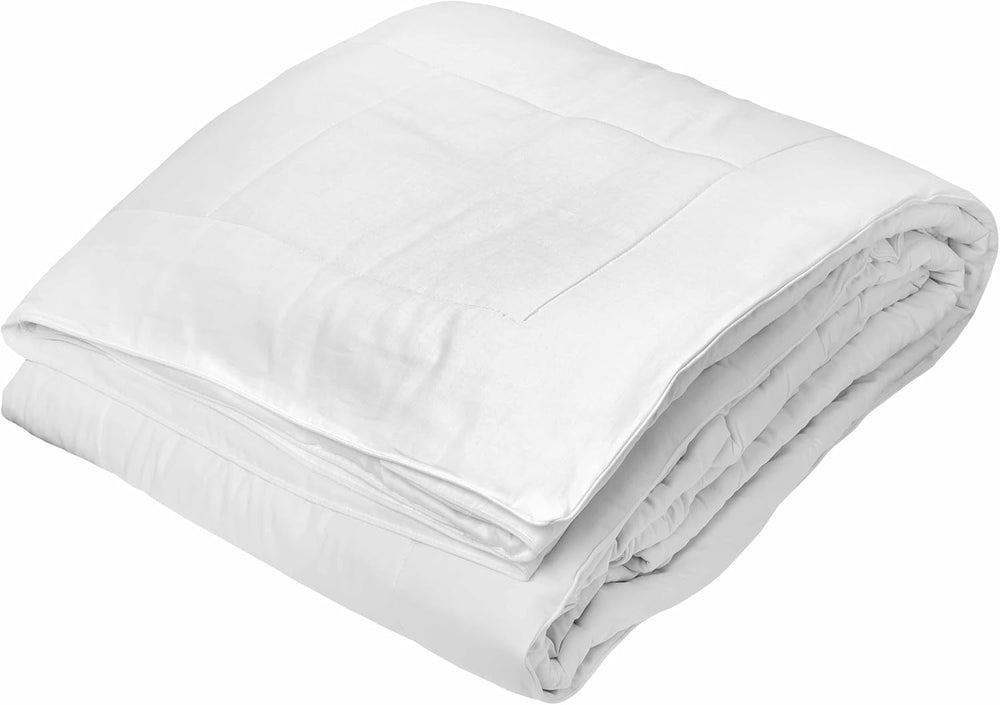 Couette naturelle Toison D'Or Silkydor, satin de coton 380, 240 X 280 cm, blanc Couettes et couettes Naty Shop