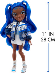 Rainbow High Modepuppe - Coco Vanderbalt - Kobaltblaue Puppe - Inkl. 2 Mix & Match Designer-Outfits und Accessoires - Für Sammler und Kinder von 6-12 Jahren