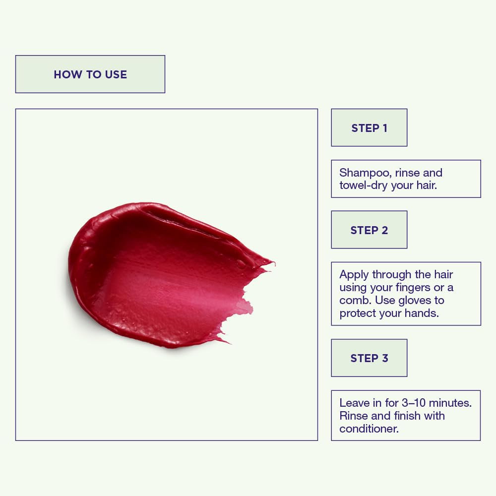 Maria Nila Color Refresh 300 ml - Une bombe colorée nourrissante contenant des pigments colorants temporaires qui rafraîchissent rapidement la couleur des cheveux. 100% végétalien. Sans sulfates et sans parabènes. Teinture capillaire Naty Shop